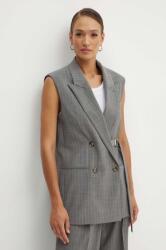 BOSS gyapjú mellény - szürke 36