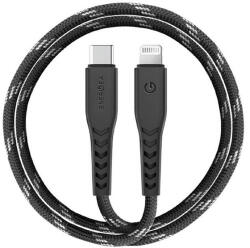 Energea Nyloflex C94 USB-C / Lightning MFI szövet töltő- és adatkábel, 1.5m, fekete (CBL-NFCL-BLK150)