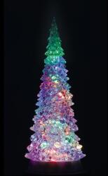 Lemax kristály világító fa 4 színű General 2019 - dekorfalvak