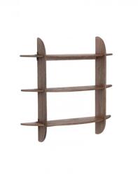 Bizzotto Raft 3 polite lemn mango maro Westwood 100x23x100 cm (0747097) Raft