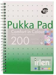 Pukka Pad Spirálfüzet, A5, vonalas, 100 lap, PUKKA PAD „Irlen Jotta Green (PUPIRJA5G)