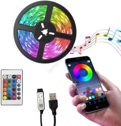 Baterie Centrum Led rgb Димируема лента led/6w/5v usb 2 м + дистанционно управление (bc0581)