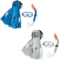 Bestway - Set de snorkeling - aripioare, ochelari de protecție, snorkel (gri/albastru) (6942138914849)