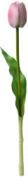 Clayre & Eef Set 3 Lalele artificiale roz verde 4x4x32 cm (6PL0311)