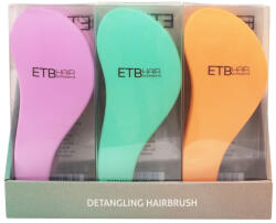ETB Hair Perie Profesionala Colorata ETB Hair Display Pentru Descalcire 9 Buc Colectia 2024