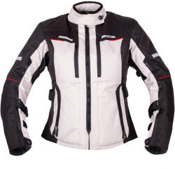 W-Tec Női motoros kabát W-TEC Maise fekete-szürke-piros XL (27126-XL)