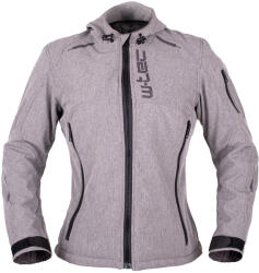 W-Tec Női softshell motoros kabát W-TEC Algenia szürke M (27177-M)