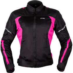 W-Tec Női nyári motoros kabát W-TEC Martix Lady XS fekete-rózsaszín (27153-XS-2)