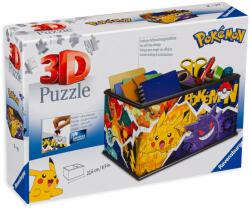 Ravensburger 3D Пъзел Ravensburger от 216 части - Покемон, кутия за съхранение (11546)