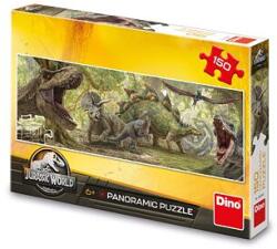 Dino Puzzle panoramic Dino Jurassic world 150 de piese (393363) Puzzle