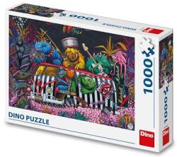 Dino Puzzle Monștri într-o călătorie, 1000 de piese Puzzle