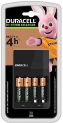 Duracell Akkumulátor töltő DURACELL CEF14 AA ceruza 1300mAh és AAA mikro 750mAh + 2db AA és 2db AAA elem (10PP050044) - nyomtassingyen