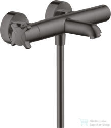 Hansgrohe AXOR Citterio E termosztátos kádtöltő csaptelep zuhanyszett nélkül, szálcsiszolt fekete króm 36140340 (36140340)
