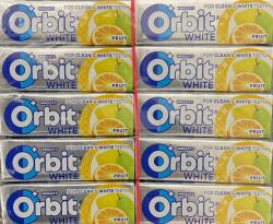 Mars Gumă de mestecat Wrigley's Orbit cu fructe albe fără zahăr 30 bucăți x cutie de 14 g