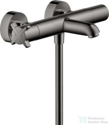 Hansgrohe AXOR Citterio E termosztátos kádtöltő csaptelep zuhanyszett nélkül, polírozott fekete króm 36140330 (36140330)