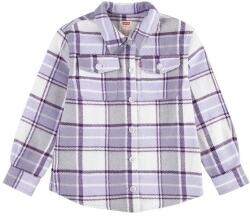 Levi's gyerek dzseki OVERSIZED PLAID SHACKET lila, 3EL410 - lila 128