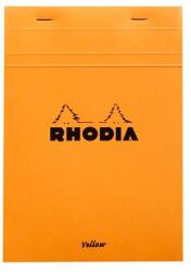 Rhodia Bloc notes capsat A5 80 file matematica pagini galbene (RH16260C)