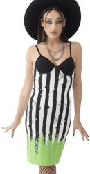 KILLSTAR дамска рокля KILLSTAR - Beetlejuice - Distressed Stripe - KSRA012108