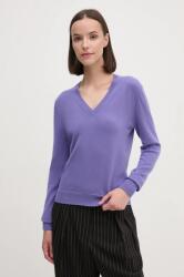 Benetton gyapjú pulóver könnyű, női, lila - lila XS - answear - 16 990 Ft