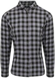 Premier Workwear Cămașă bumbac carouri damă - Gri oțel / neagră | M (PR350-1000226989)