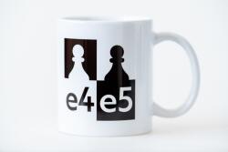 Sakküzlet Sakk bögre e4e5