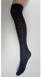 Calze D'oro AMLETO 40 DEN mintás navy blue (sötétkék) térdfix