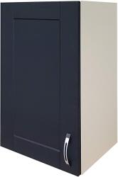 International Service Pescara, Corp superior 40cm, Vanilie/usi MDF Negru, 40x32x72cm