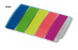 ConCorde Semne de carte autoadezive PP 12x48, 5mm 5 culori neon 5x20 coli Concorde (A0979)
