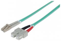 Manhattan 751094 cabluri din fibră optică 5 m LC SC OM3 Vernil (751094)