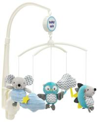 Baby Mix Carusel, Baby Mix, Pentru patut, Cu 5 jucarii din plus, Hedgehog, Mouse, Owl (43411)