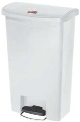 Rubbermaid Front Step műanyag szemetes kosár, 50 l térfogat, fehér