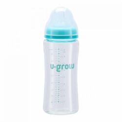 U-GROW Biberon de sticla 260 ml+2 tetine extra (UG0-06BS260) - shoppix