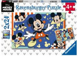 Ravensburger Disney: Mickey Mouse 2x24 piese (05578) Puzzle