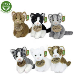 Rappa Pisica de plus, 11 cm asezat, 6 tipuri, ECO-FRIENDLY (450219)