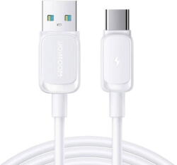 JOYROOM Cablu pentru incarcare si transfer de date S-AC027A14, USB/USB-C, 3A, 1.2m, Alb (34002)