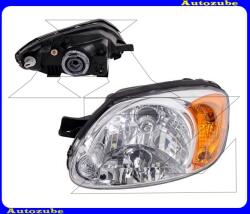 Hyundai ACCENT 2 2003.01-2005.12 /LC/ Fényszóró bal (H4) sárga prizmás (motor nélkül) DEPO /RENDELÉSRE/ 221-1130L-LDEMY