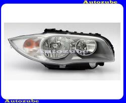 BMW 1 E81, E87 2004.01-2007.03 Fényszóró jobb króm házas, (H7/H7) (motor nélkül) DEPO /RENDELÉSRE/ 444-1140R-LD-EM