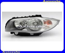 BMW 1 E81, E87 2004.01-2007.03 Fényszóró bal króm házas, (H7/H7) (motor nélkül) DEPO /RENDELÉSRE/ 444-1140L-LD-EM