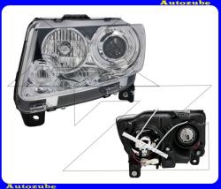 Jeep COMPASS 1 2011.03-2017.06 /MK49/ Fényszóró bal "2014.08. -ig" (H9/P27/7W) motorral TYC 20-16656-05-9