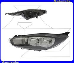 FORD FIESTA MK6 2013.02-2017.05. Fényszóró bal fekete házas (H7/H15/W5W/PY21W) motorral DEPO 431-11B9LMLDEM2