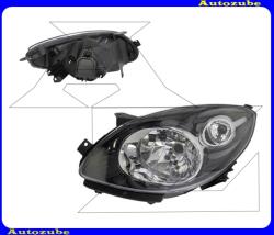 RENAULT TWINGO 2 2007.08-2011.12 Fényszóró bal fekete házas (H4) (motor nélkül) DEPO 551-1173L-LDEM2