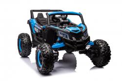 Hollicy UTV electric 4x4, Kinderauto BJJH105 120W 12V 14Ah Premium, culoare Albastru