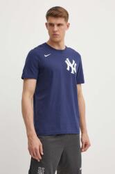 Nike t-shirt New York Yankees sötétkék, férfi, nyomott mintás - sötétkék M