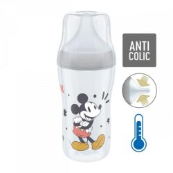 Nuk Baba cumisüveg NUK Perfect Match MICKEY Temperature Control 260 ml grey