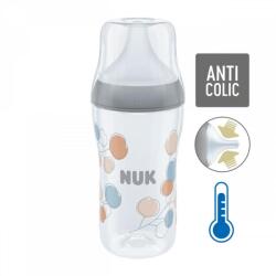Nuk Baba cumisüveg NUK Perfect Match Temperature Control 260 ml szürke