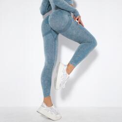Push Up Jeans Leggings-Kék/M