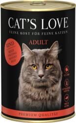 CAT’S LOVE Nedves macskaeledel - "Adult Pur" Marha - 400 g