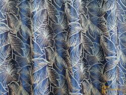  (7 szín) Dekor Sötétitő - Almira 08 Kék-fehér levélmintás