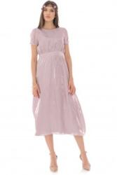 RohBoutique Rochie, ROH DR4306, lila, midi, delicata