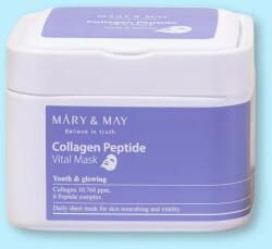 Mary & May Mască cu colagen și peptide Collagen Peptide Vital Mask - 400 g / 30 buc Masca de fata